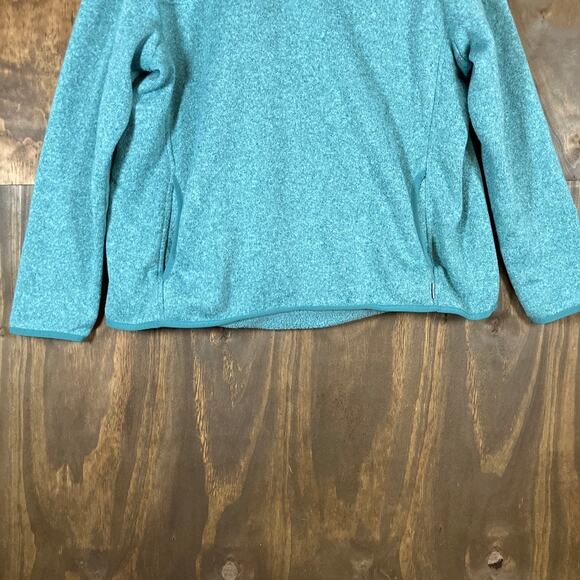 Eddie Bauer Womens Sweatshirt Green Radiator Fleece Snap Mock Neck 2XL - Picture 3 of 12